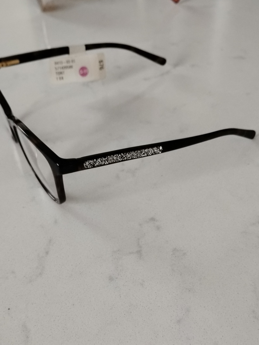 Tortoise Women's Crystal Accent Eyeglass Frames